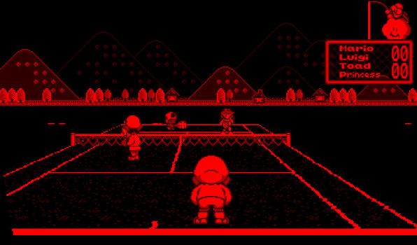 Virtual Boy Mario Tennis