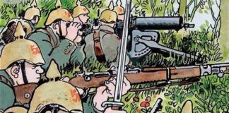 ¡PUTA GUERRA! 1914-1919 (Edición de Coleccionista + DVD), de Tardi y Verney Página interior de Puta Guerra, de Tardi y Verney