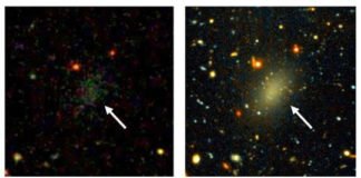 Descubren una galaxia formada casi al completo por materia oscura, de la misma masa que la Vía Láctea