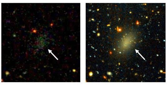 Descubren una galaxia formada casi al completo por materia oscura, de la misma masa que la Vía Láctea