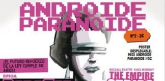 Segundo número de Androide Paranoide: cine, videojuegos, TV y más