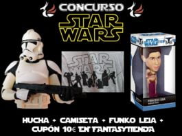 ¡Concurso Star Wars: Gana una hucha stormtrooper, un Funko Leia esclava y una camiseta de SW!