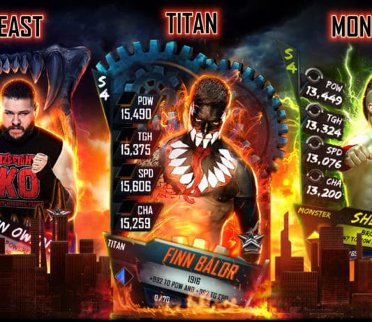 Nueva actualización de WWE SuperCard
