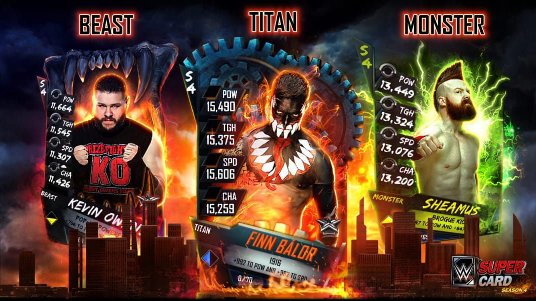 Nueva actualización de WWE SuperCard