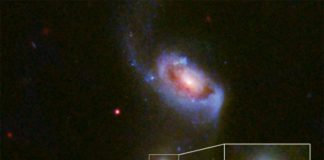 Capturan a un agujero negro supermasivo en plena comilona y eyección de materia