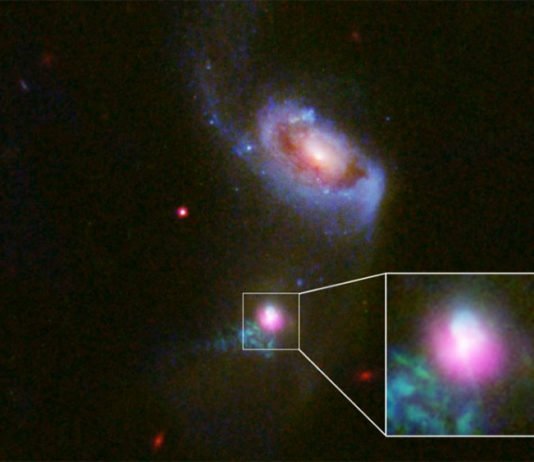 Capturan a un agujero negro supermasivo en plena comilona y eyección de materia