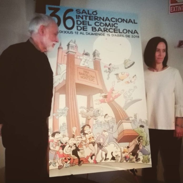 Cartel Saló Cómic Barcelona Jan 2