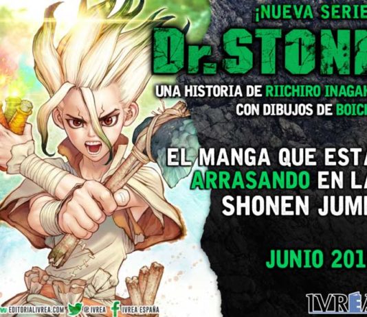 Ivrea licencia Dr. Stone, el shonen de Riichiro Inagaki y Boichi