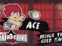 ¡Ace (Ice Cream Surfer) viene volando a Super Hyperactive Ninja!