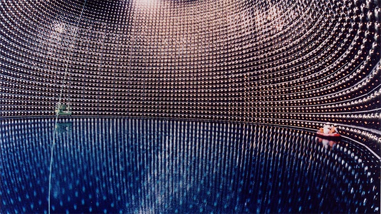 Super Kamiokande detector de neutrinos