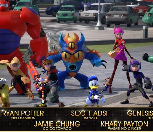 Estos serán los actores de Big Hero 6 que participarán en Kingdom Hearths III