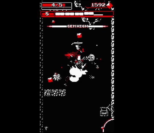 Downwell debuta en Switch