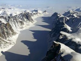 El calentamiento global pone al descubierto parajes cubiertos durante los últimos 40.000 años Paraje de la isla de Baffin