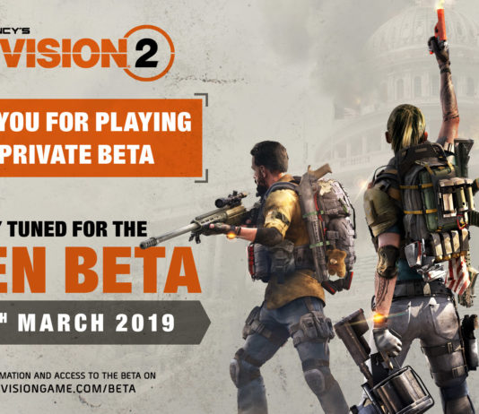 Nueva beta privada de The Division 2 del 1 al 4 de marzo