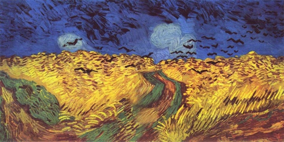 Critica De Van Gogh De Los Campos De Trigo Bajo Cielos Nublados