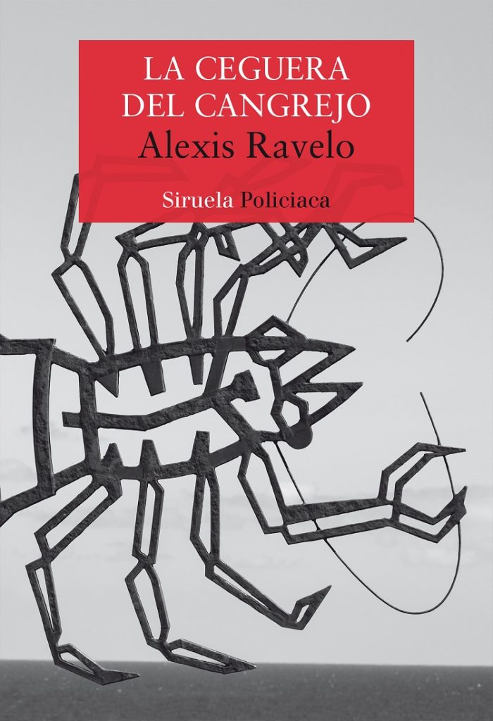 Cubierta de "La ceguera del cangrejo", de Alexis Ravelo