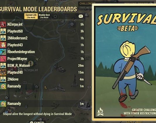 Nuevo modo en Fallout 76