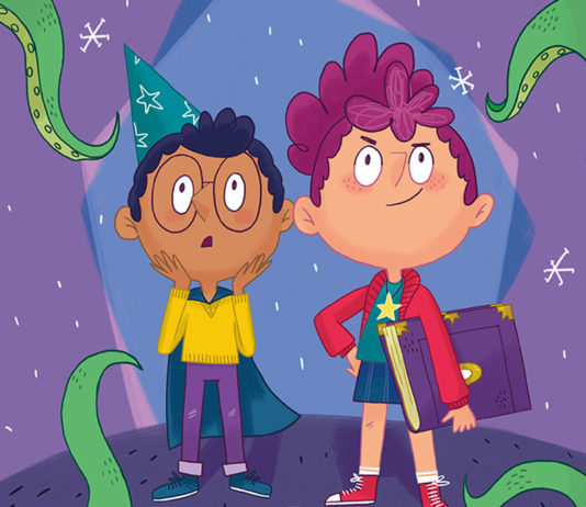 «Estefanía, Merlín y el pavoroso Chulu» de Miguel Matesanz, el más mágico finde de aventuras Portada de "Estefanía, Merlín y el Pavoroso Chulu" ilustrada por María Corredera