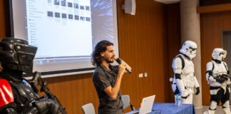 ‘Star Wars Collateral Story’, donde el único límite es el miedo Marino Darés presenta 'Star Wars Collateral Story' en TLP Tenerife. | Fuente: Alby Martín