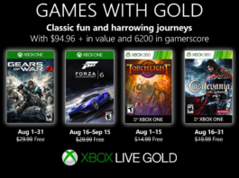 Gears of War 4 y Forza Motorsport 6 encabezan los Juegos con Gold de agosto