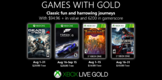 Gears of War 4 y Forza Motorsport 6 encabezan los Juegos con Gold de agosto