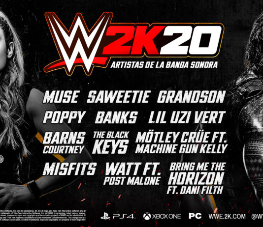 2K anuncia la banda sonora de WWE 2K20