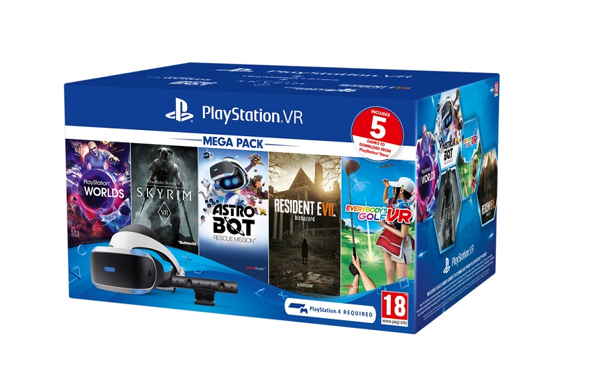 El Pack de PlayStation VR trae cinco de los juegos de RV