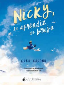 Portada de "Nicky, la aprendiz de bruja" de Eiko Kadono. | Fuente: Nocturna Ediciones.
