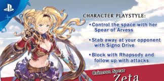 Zeta se muestra en acción para Granblue Fantasy Versus