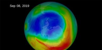 El yodo podría estar retrasando la recuperación de la capa de ozono El agujero de la capa de ozono en 2019