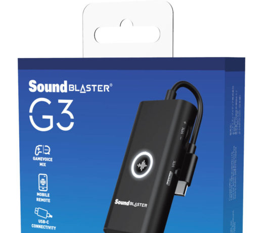 Ya disponible la tarjeta de sonido Sound Blaster G3