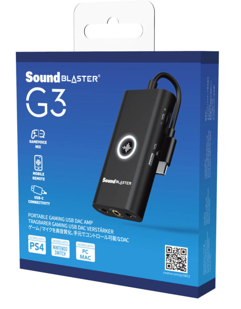 Tarjeta Sonido Externa Sound Blaster G3