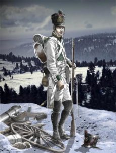 Uniformidad del Regimiento José Bonaparte