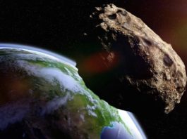 Astrónomos identifican como peligrosos asteroides que antes parecían inofensivos Recreación de asteroide cercano a la Tierra