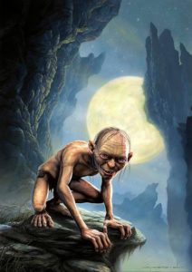 Gollum, el hobbit esclavizado por el Anillo Único