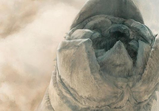 Edición de lujo de Dune, de Frank Herbert, ilustrada por Sam Weber Detalle de un gusano de arena