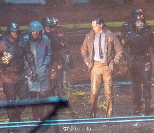 Nuevas imágenes del set de rodaje de Loki, con Tom Hiddleston y Sophia Di Martino Imagen del set de rodaje de Loki