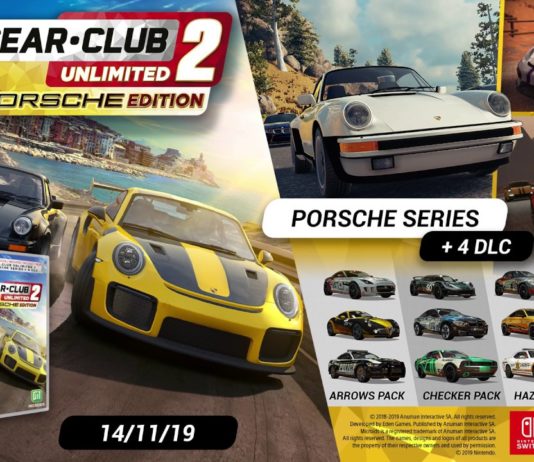 Gear.Club Unlimited 2 Porsche Edition llega a Switch