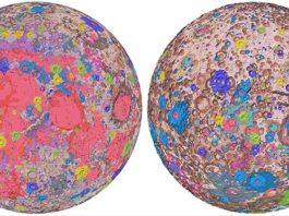 USGS lanza el primer mapa geológico completo de la Luna Primer mapa geológico completo de la Luna