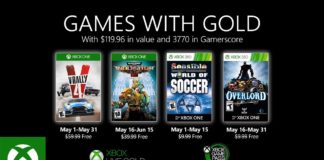 Desvelados los Games with Gold del mes de mayo