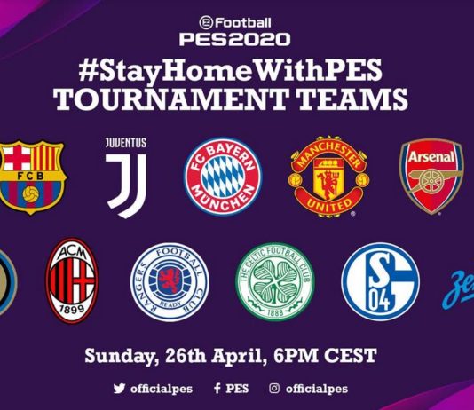 PES 2020 y Konami desvelan su torneo #StayHomeWithPES