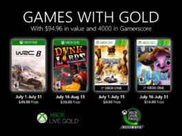 Anunciados los Games with Gold de julio de 2020