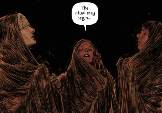 Redlands: Un cómic de terror y brujería con dosis de acción y sangre