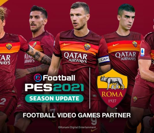 La AS Roma acuerda su aparición en eFootball PES 2021