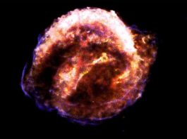 Remanente de supernova de Kepler: los escombros no disminuyen velocidad en 400 años Remanente de la supernova de Kepler