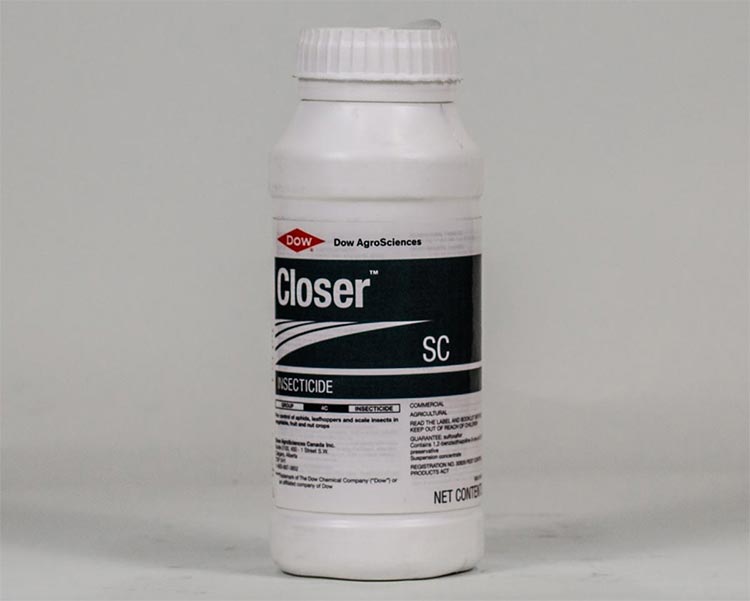 Insecticida Closer, con sulfoxaflor