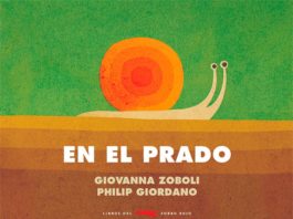 Libros del zorro rojo publica En el prado, de Giovanna Zoboli (Ilus. de Philip Giordano) Portada de En el prado