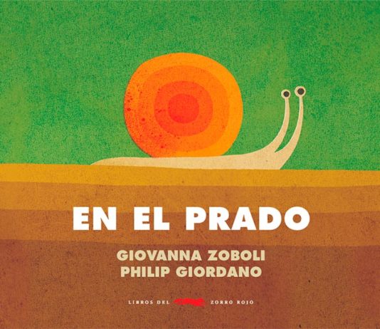 Libros del zorro rojo publica En el prado, de Giovanna Zoboli (Ilus. de Philip Giordano) Portada de En el prado