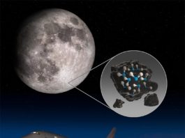 La NASA descubre agua en la superficie de la luna iluminada por el Sol Detectada agua en la Luna