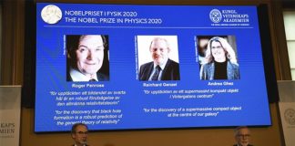 Roger Penrose, Reinhard Genzel y Andrea Ghez, premio Nobel de Física 2020 Nobel de Física 2020